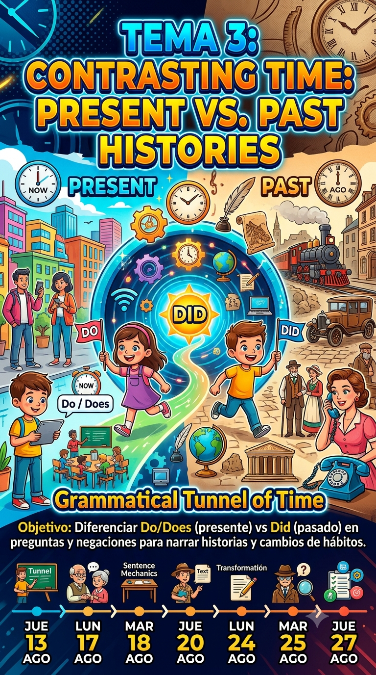 CONTRASTING TIME: PRESENT VS. PAST HISTORIES